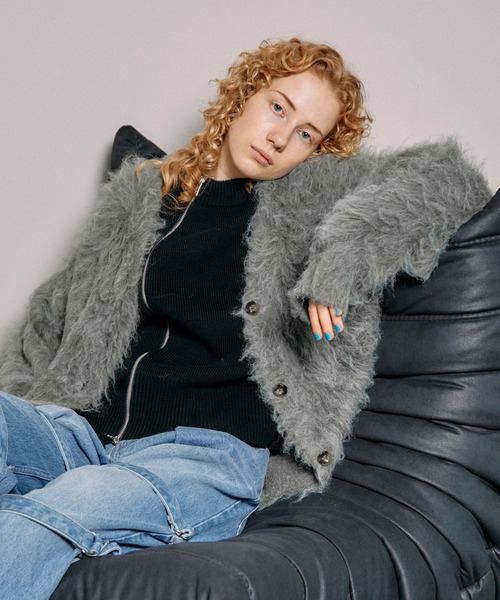 MAISON SPECIAL（メゾンスペシャル）の「Shaggy Knit Cardigan