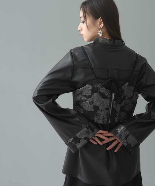 HARE（ハレ）の「2Pビスチェ＊イソザイチュニックシャツ(HARE)（シャツ