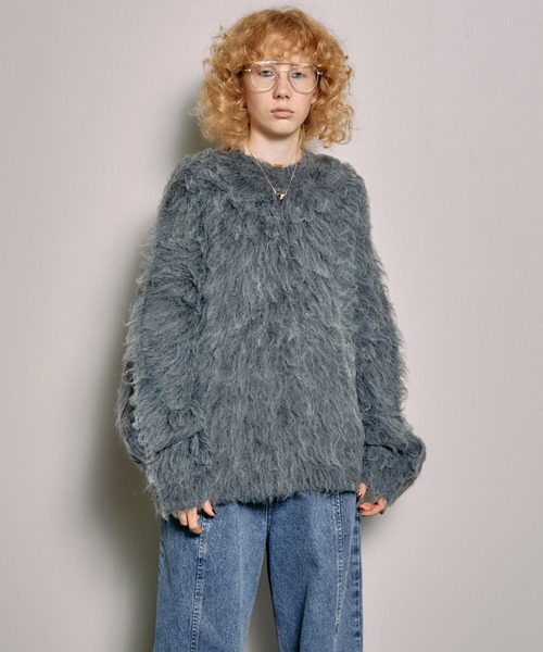 MAISON SPECIAL（メゾンスペシャル）の「Shaggy Knit Pullover