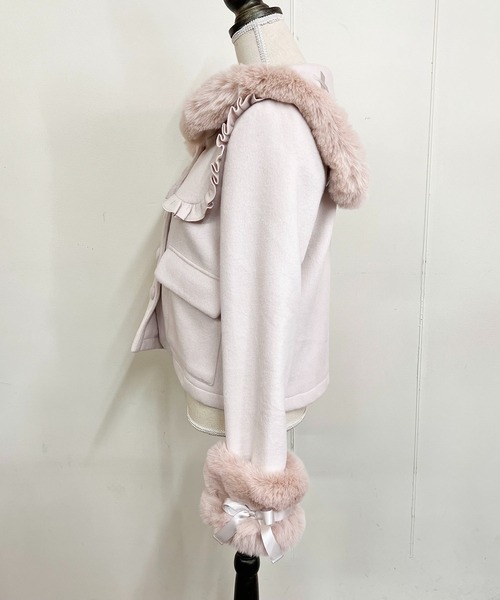 MA*RS（アメーバーマーズ）の「レースアップセーラー襟ショートコート