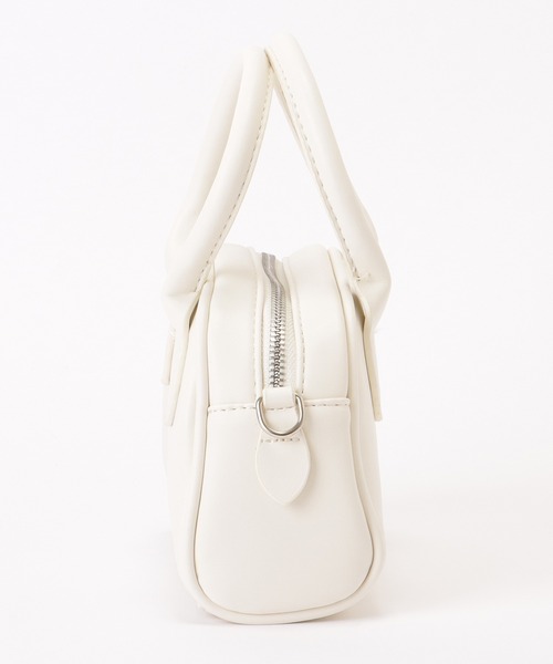 セール】レザー調 コンパクト ラウンド 2WAY ショルダーバッグ