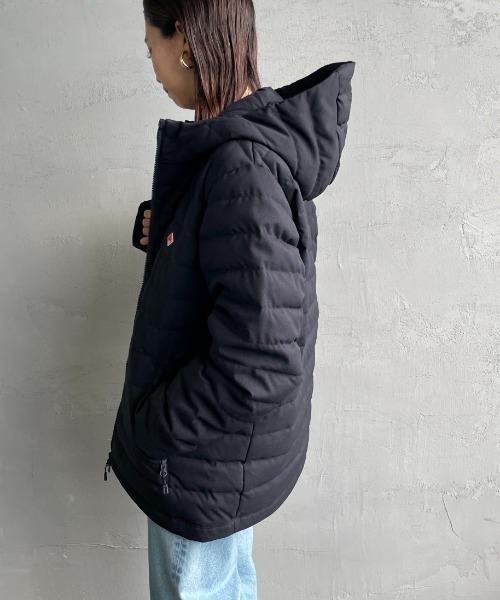DANTON/ダントン] ウールライクポリエステル フードダウンジャケット