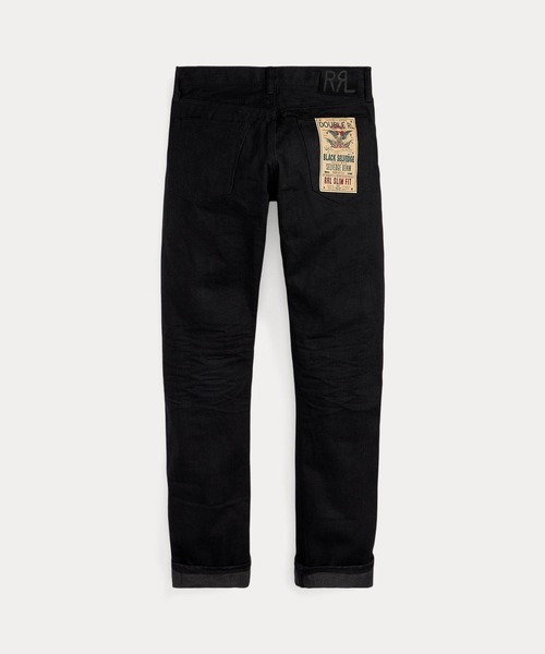 RRL（ダブル アール エル）の「スリムフィット ブラック セルビッジ