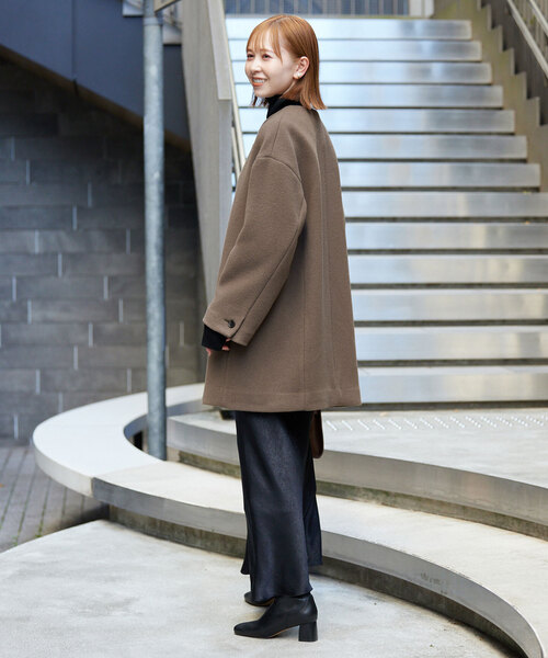 SLOBE IENA（スローブイエナ）の「ウールダブルモッサ ノーカラー