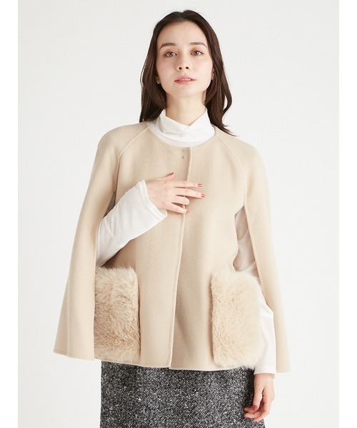 CELFORD（セルフォード）の「ファーポケットケープジャケット（その他