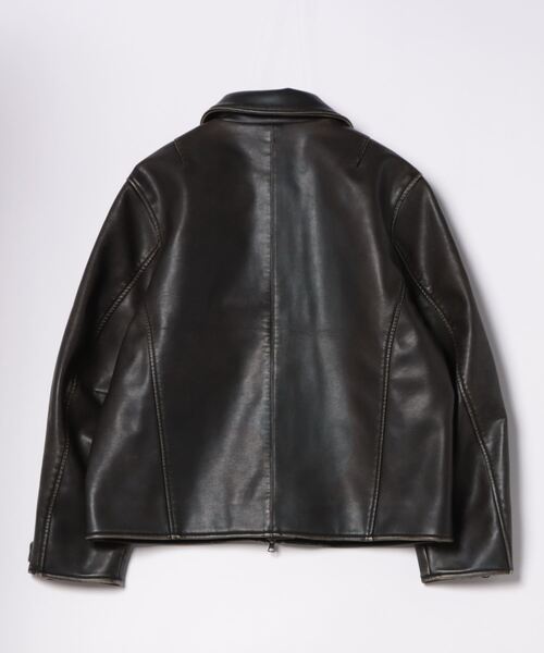 SLY（スライ）の「MICHIXSLY F/LEATHER JKミチスライ フェイクレザー