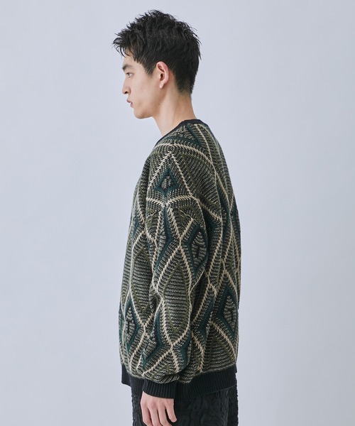 TTTMSW/ティー】Diamond pull over knit（ニット/セーター）｜TTT MSW
