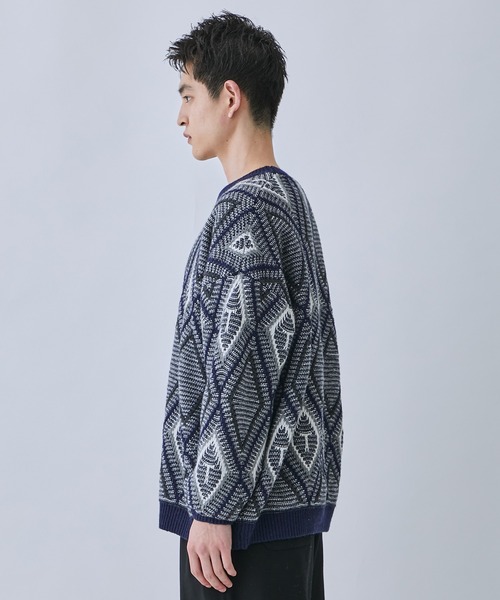TTTMSW/ティー】Diamond pull over knit（ニット/セーター）｜TTT MSW