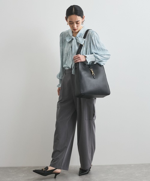 A4収納】ホーボーバッグ（トートバッグ）｜VIS（ビス）のファッション