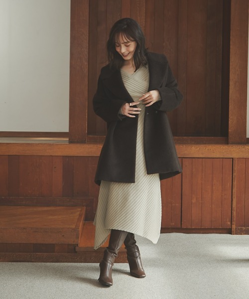 anuans（アニュアンス）の「シャギービッグカラーコート（その他