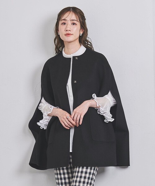 UNITED ARROWS（ユナイテッドアローズ）の「バイカラー リバー ケープ