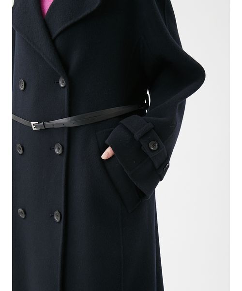 セール】ベルト付きリバーピーコート（ピーコート）｜Mila Owen（ミラ