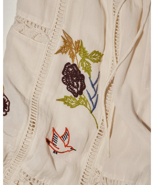 TODAYFUL（トゥデイフル）の「Embroidery Patchwork Trousers（その他