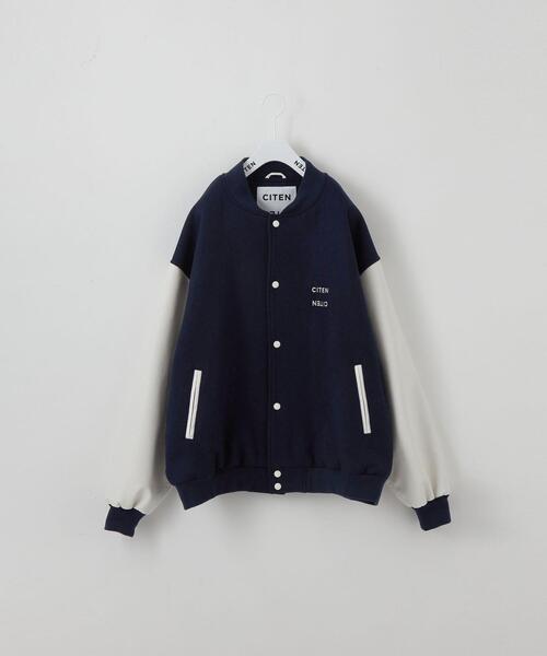 CITEN（シテン）の「＜CITEN＞5XLアワードブルゾン スタジャン