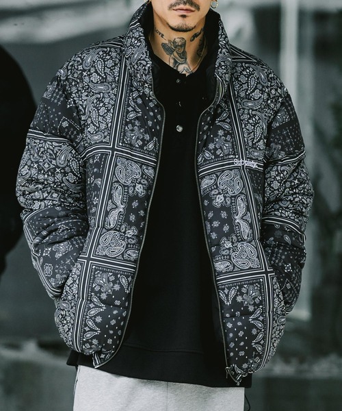 Subciety（サブサエティ）の「PATTERNED PADDED JKT（ダウンジャケット