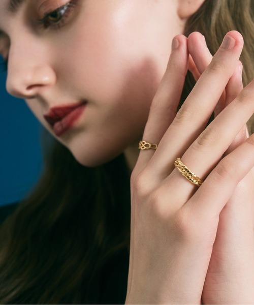 K18 チェーン リング（9号～15号）（リング）｜Jewel closet by L&Co