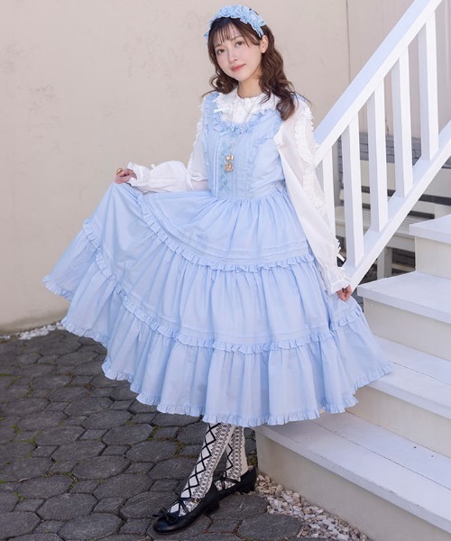 Chalmiere（シャルミエール）の「フリルロングジャンスカ（ジャンパー