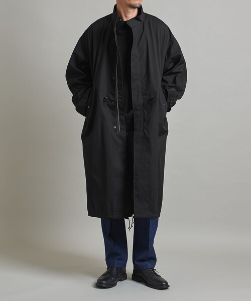 LOEFF（ロエフ）の「＜LOEFF＞OX スタンドカラー ミリタリーコート