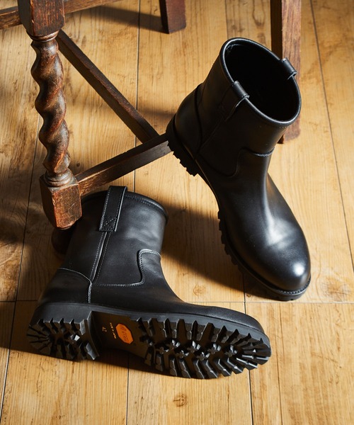 PADRONE パドローネ / SHORT WORK BOOTS (WATER PROOF LEATHER