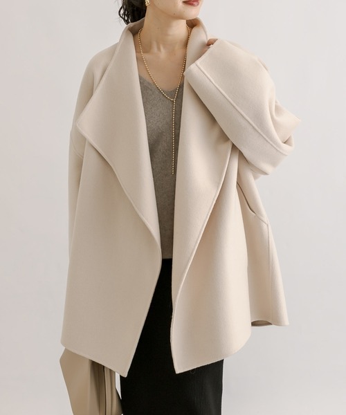 RIVE DROITE（リヴドロワ）の「2サイズ展開/ショールカラーリバー