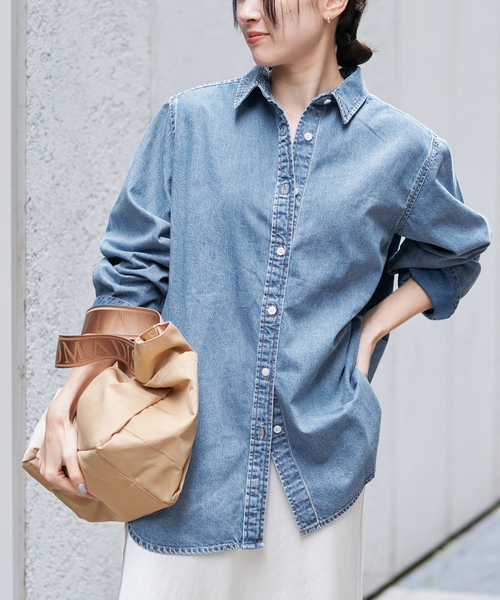 IENA（イエナ）の「デニムベーシックシャツ（シャツ/ブラウス）」 - WEAR