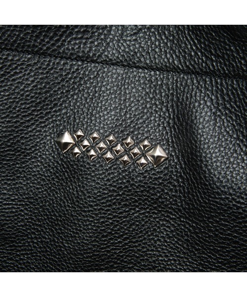 STUDS LEATHER TOTE BAG（トートバッグ）｜CALEE（キャリー）の