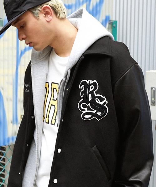 retock's】サガラワッペン/チェーンロゴ刺繍 ビッグシルエット