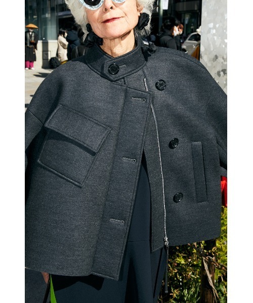 ENFOLD（エンフォルド）の「ウールボンディング ショートコート