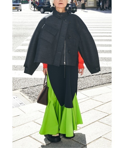 ENFOLD（エンフォルド）の「ウールボンディング ショートコート