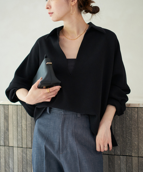 plage（プラージュ）の「《追加》GEORGETTE SKIPPER ブラウス（シャツ