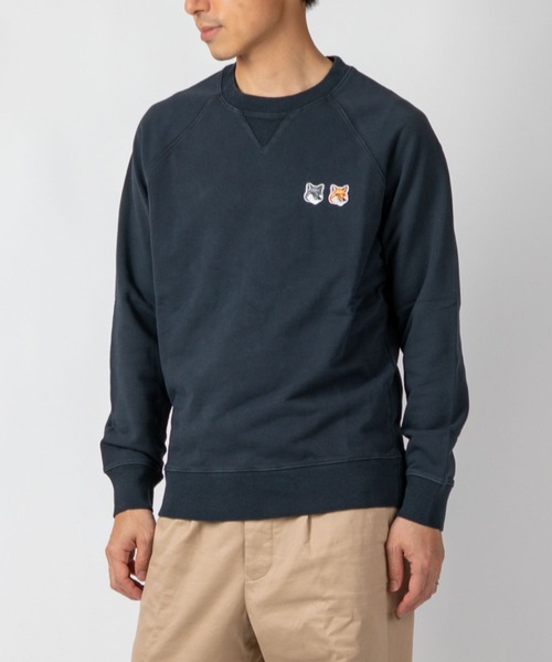 MAISON KITSUNE DOUBLE FOX HEAD PATCH CLASSIC SWEATSHIRT メゾン