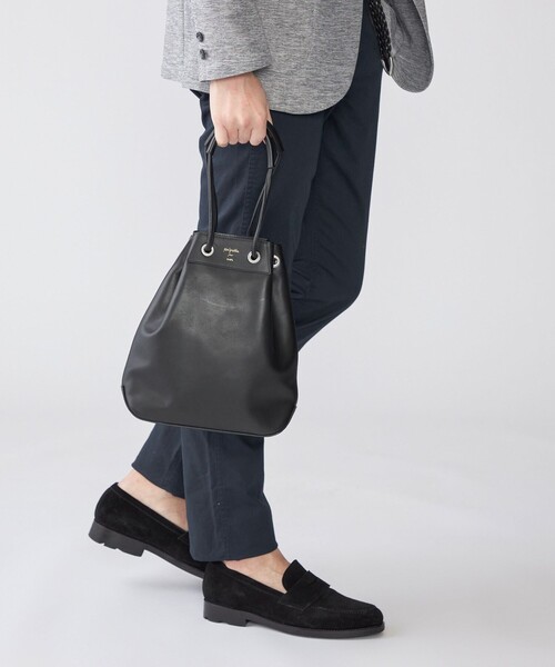 SHIPS（シップス）の「【SHIPS別注】polpetta: レザー サケット 巾着