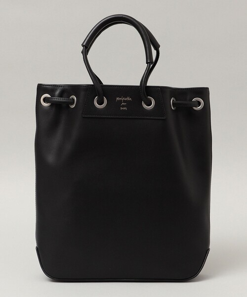 SHIPS（シップス）の「【SHIPS別注】polpetta: レザー サケット 巾着