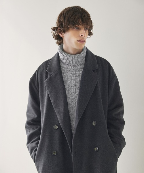 セール】ビーバーメルトンロングチェスターコート（チェスターコート