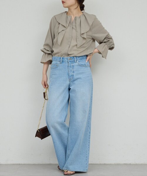 GALLARDAGALANTE（ガリャルダガランテ）の「ラッフルカラーブラウス