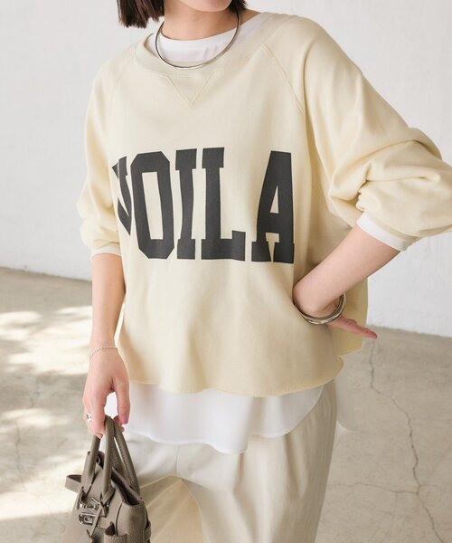 予約【新色追加/Yossshiiii企画】ワイドロゴカットオフスエット