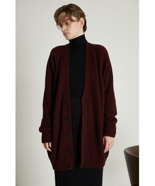 RIM.ARK（リムアーク）の「【UNISEX】Volume knit CD（カーディガン