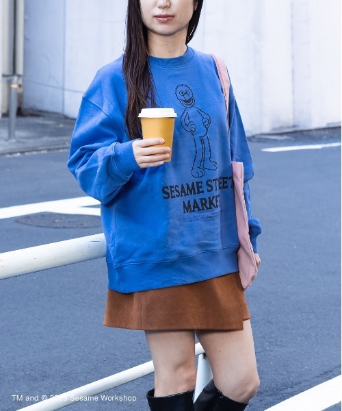 VINTAGE SKETCH】裏毛プルオーバー（スウェット）｜SESAME STREET