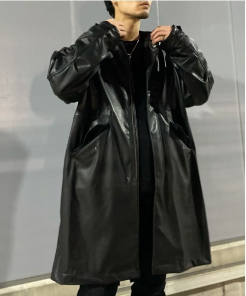 CIAOPANIC（チャオパニック）の「□シンセティックレザーM-65モッズ