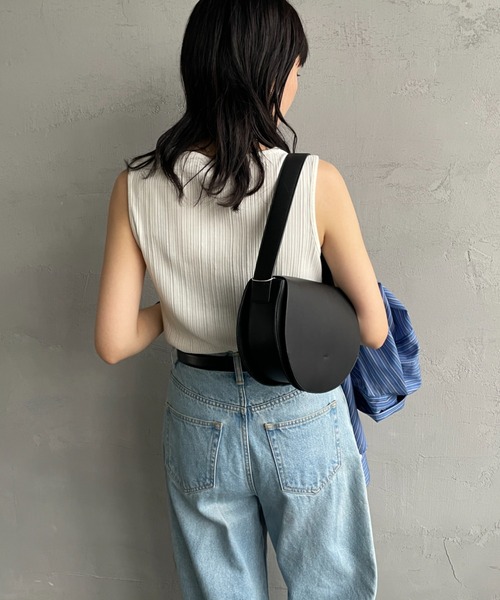 セール】[YAHKI/ヤーキ] VEGAN LEATHER ハーフムーン バッグ