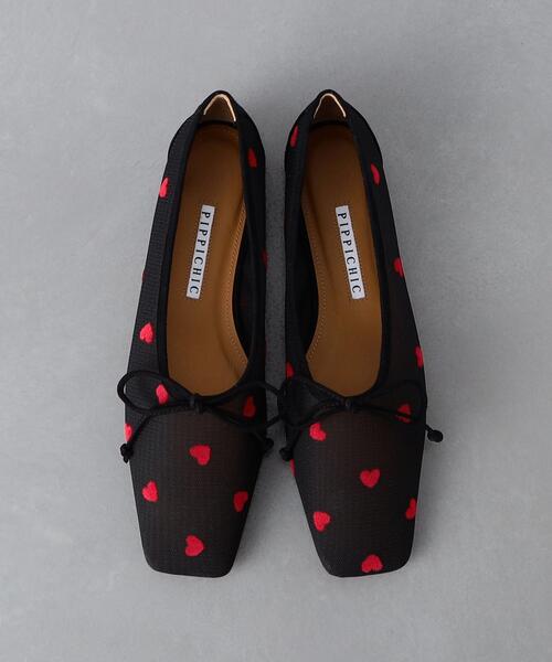 ピッピシック¨̮⃝ ハート柄バレエシューズ¨̮⃝