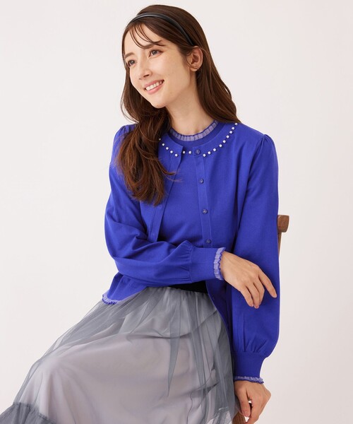 セール】シアーレイヤー カーディガン（カーディガン/ボレロ）｜TO BE