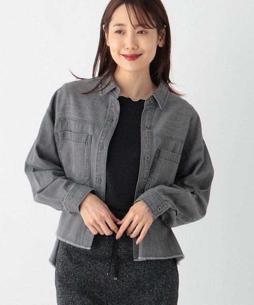セール】GOODデニムクロップドシャツ/115551（シャツ/ブラウス