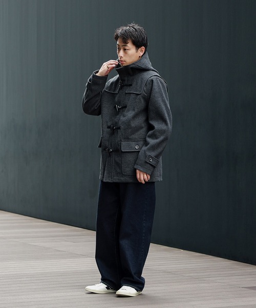 完売間近】ジップ ダッフル コート/Zip-Up Duffle Coat（ユニセックス