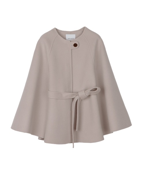 ANAYI（アナイ）の「シャルムビーバーケープコート（ポンチョ）」 - WEAR
