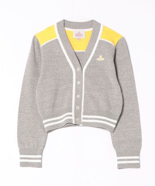 ﾘﾕｰｽｺｯﾄﾝﾆｯﾄﾊﾟﾈﾙｶﾗｰｶｰﾃﾞｨｶﾞﾝ（カーディガン/ボレロ）｜Vivienne