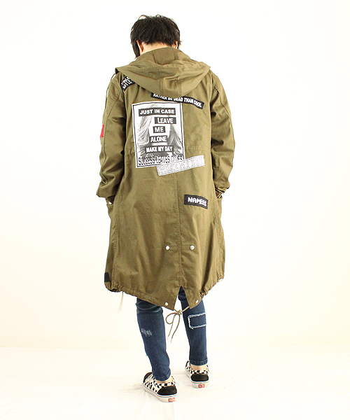 UP START（アップスタート）の「ワッペン付きモッズコート（モッズ