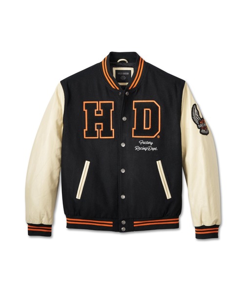 120周年記念バーシティレザージャケット（その他アウター）｜Harley