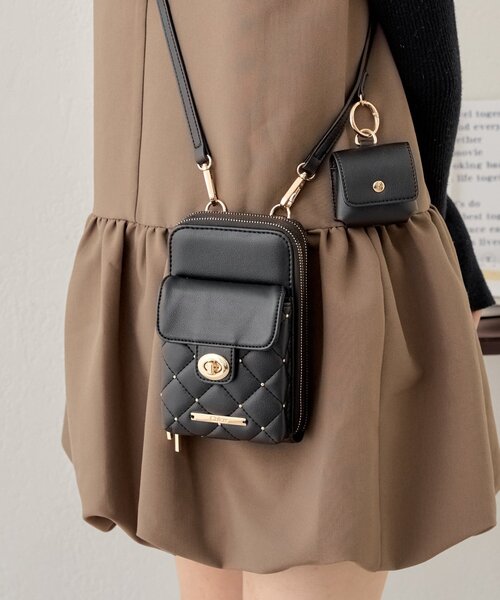キルティングスマホショルダーバッグ（ショルダーバッグ）｜Chico