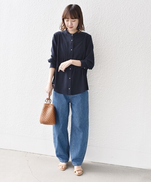 セール】【WEB限定】〈手洗い可能〉ストレッチ ジョーゼット プリーツ